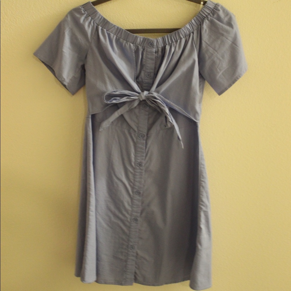 BLUE SPRING DRESS
